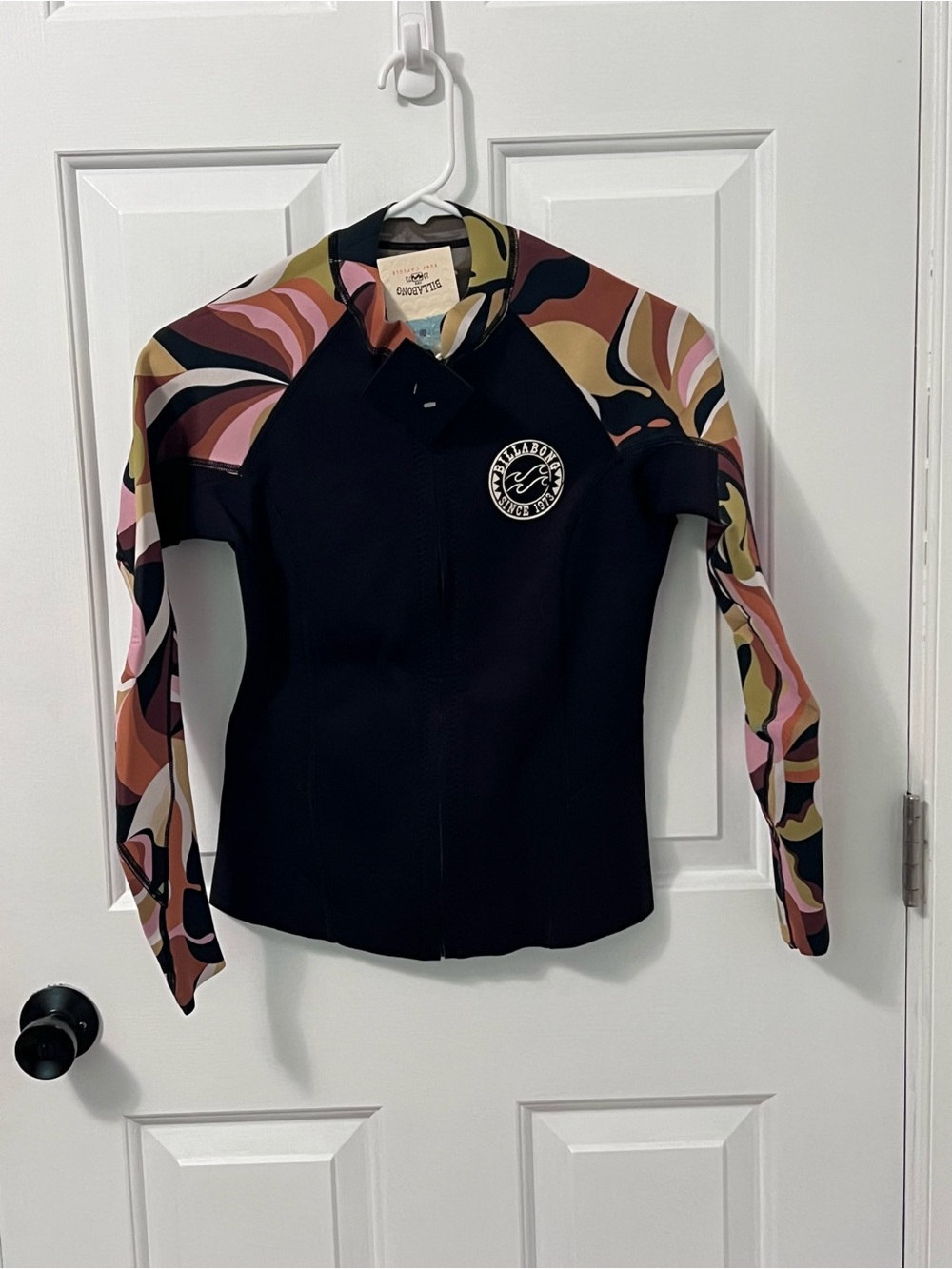 BNWT Billabong Women's 1mm long sleeve wetsuit jacket front zip
